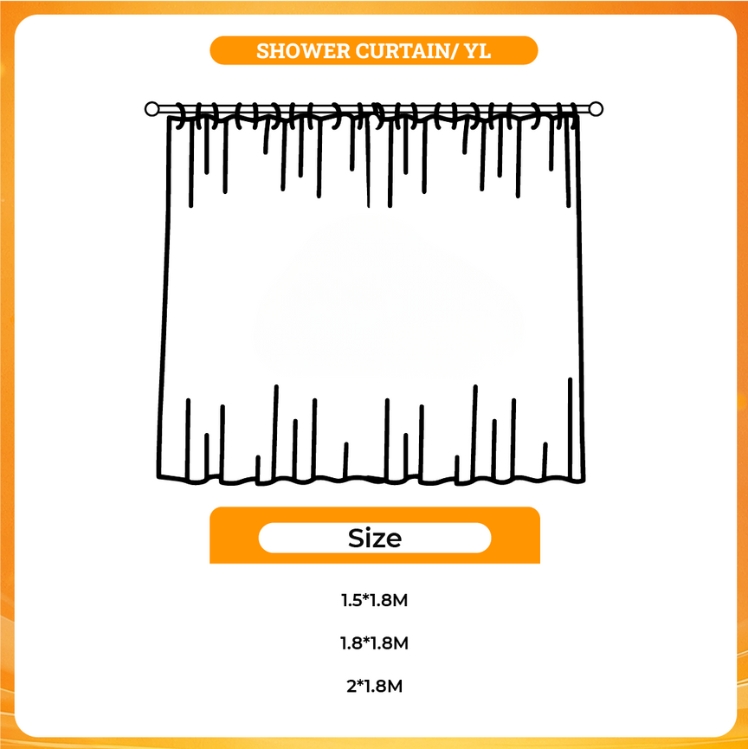 3D shower curtain - Ed Sheeran UK Shop