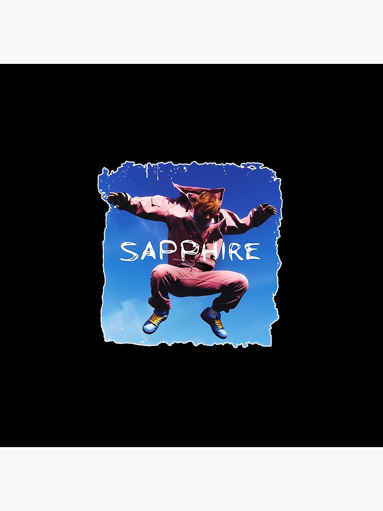Hot Item Sapphire Ed Sheeran Throw Pillow - Image 2