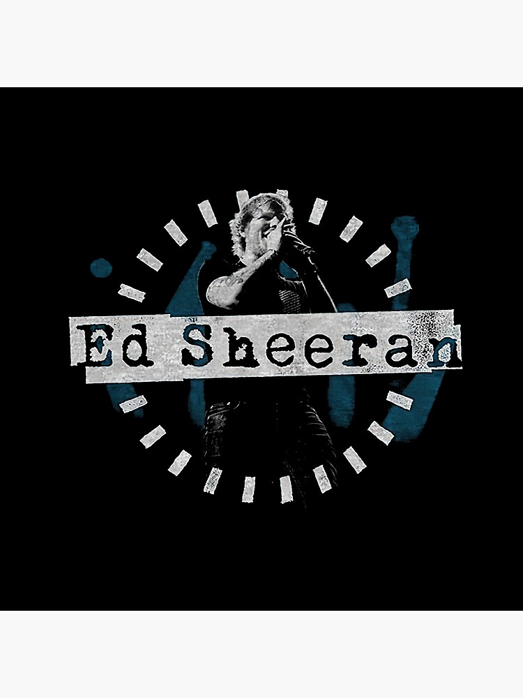 Ed Sheeran Loop Tour Fan Art Throw Pillow - Image 2