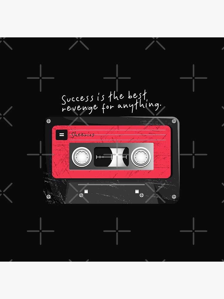 Equal Ed Sheeran Cassette Tape Throw Pillow - Image 2