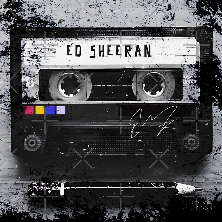 Vintage Cassette Ed Sheeran Tote Bag - Image 2