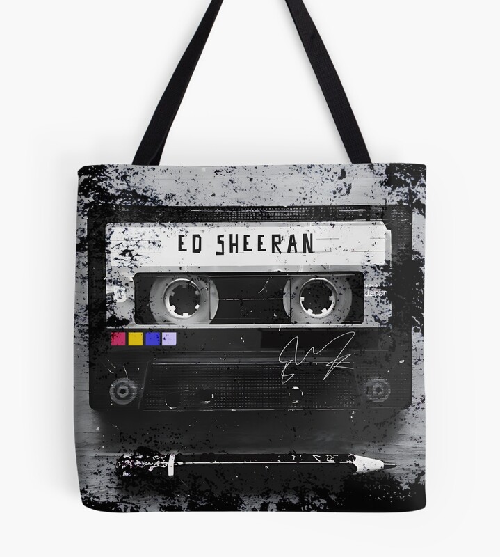 Vintage Cassette Ed Sheeran Tote Bag