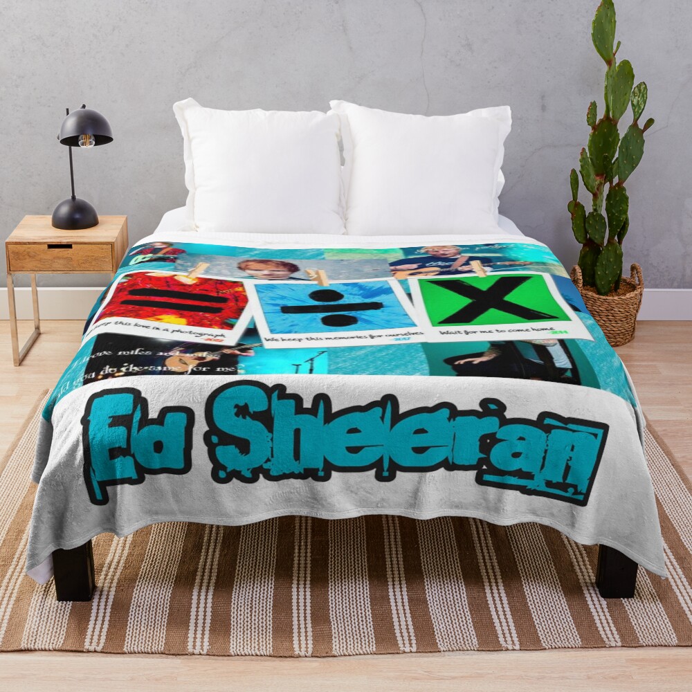 Hot Collection Ed Sheeran Mathematics Tour Throw Blanket