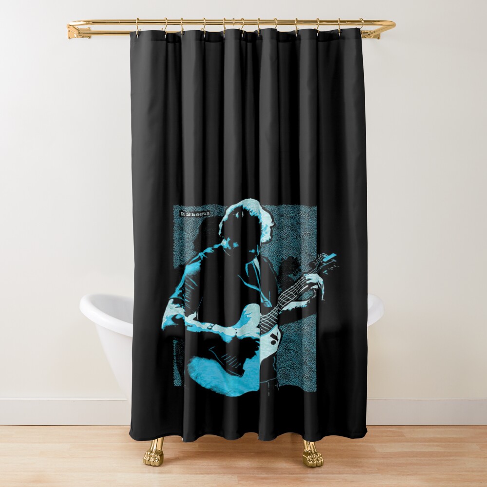 Vintage Ed Sheeran Loop Tour Shower Curtain