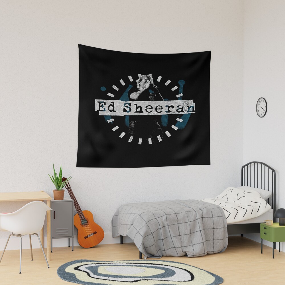 Ed Sheeran Loop Tour Fan Art Tapestry